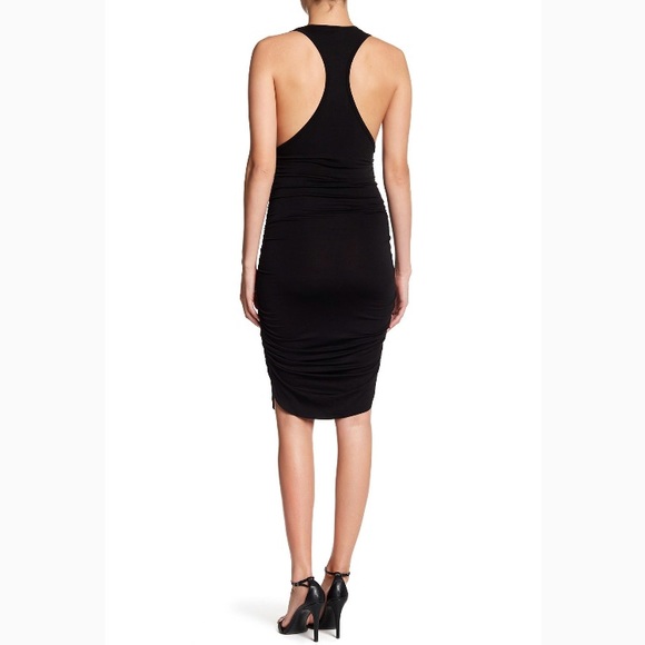 Go Couture Racerback Ruched Dress - Picture 2 of 4
